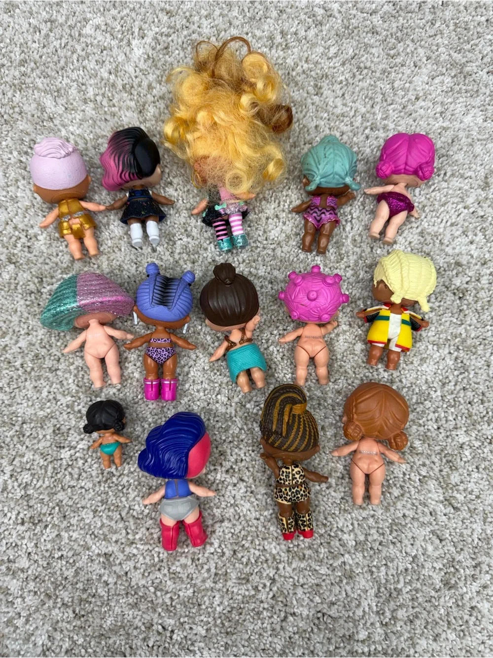 LOL Surprise Fashion Dolls Mini Figures Lot Bundle of 14